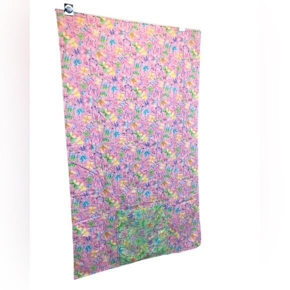 Quillow quilt/pillow‎ butterfly’s purple pink and green - Picture 10 of 11